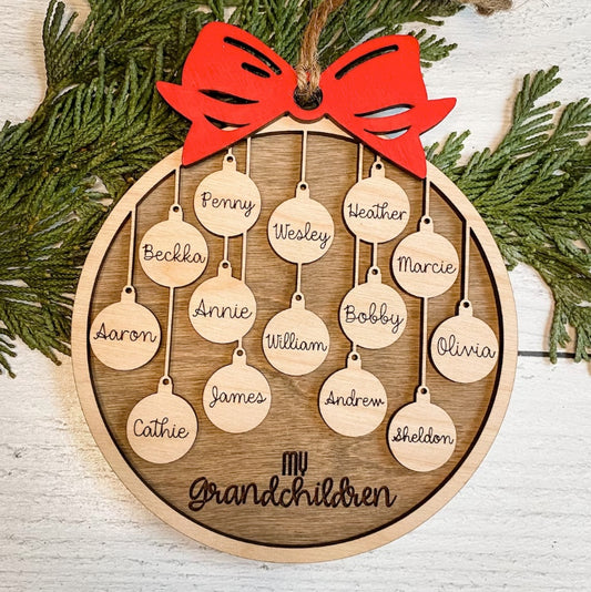 round family ornament