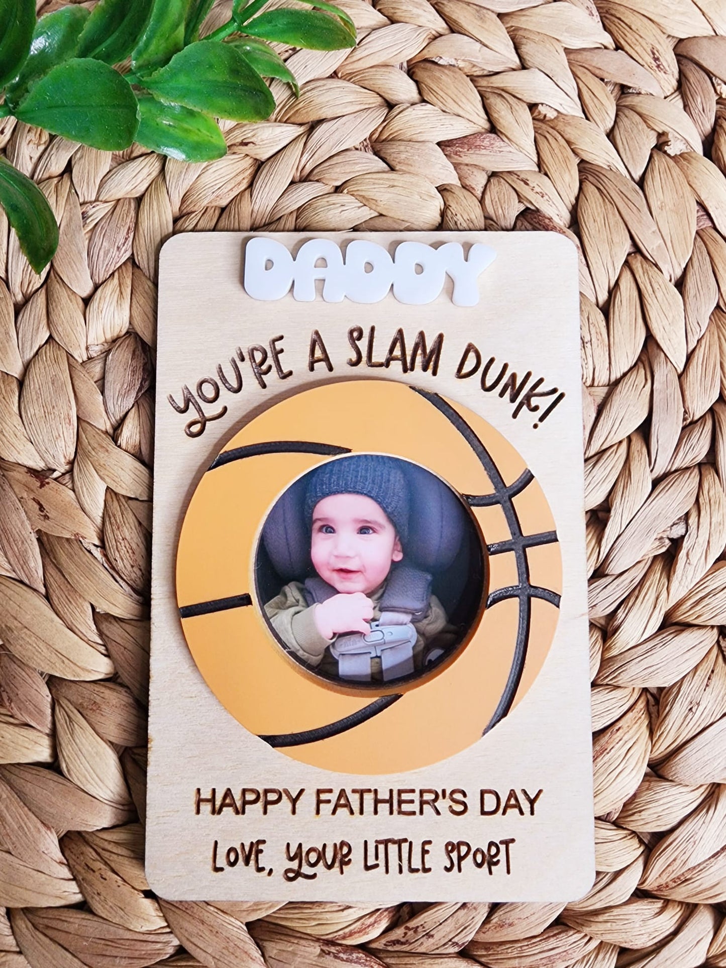 basketball fridge magnet