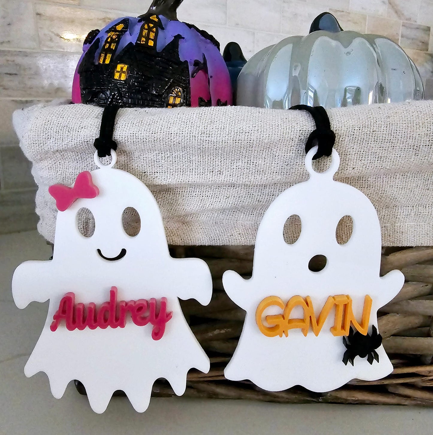 ghost halloween tag